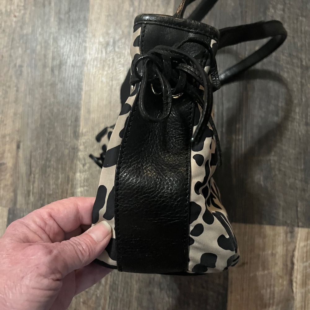 kate spade Beige and Black Leopard Print Satchel - Picture 7 of 9